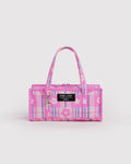 Mini Nylon Market Bag - Market Plaid Pink