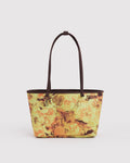 Medium Nylon Reversible Tote - Nasturtiums Ruth Asawa