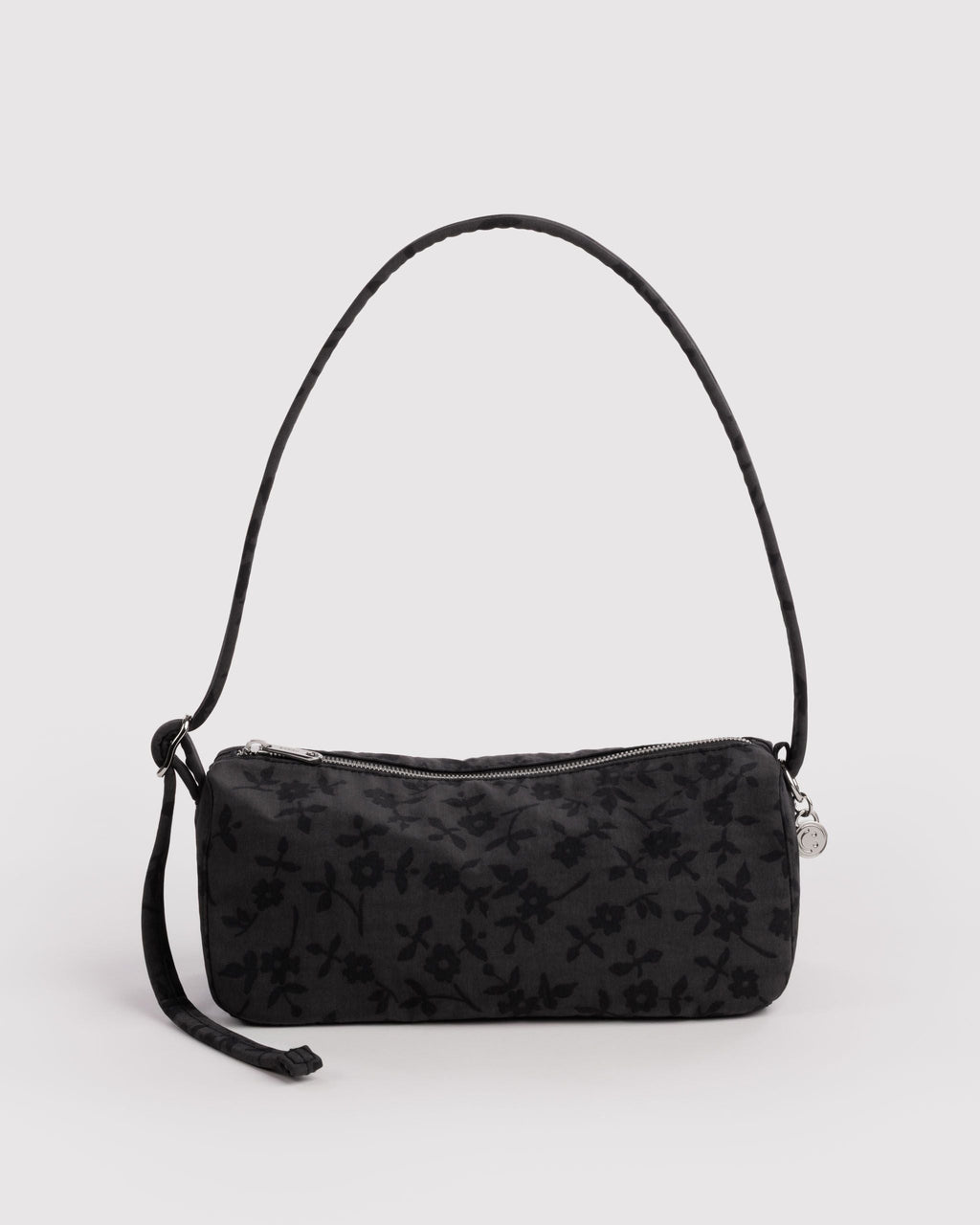 Nylon Loaf Bag - Charcoal Ditsy Floral