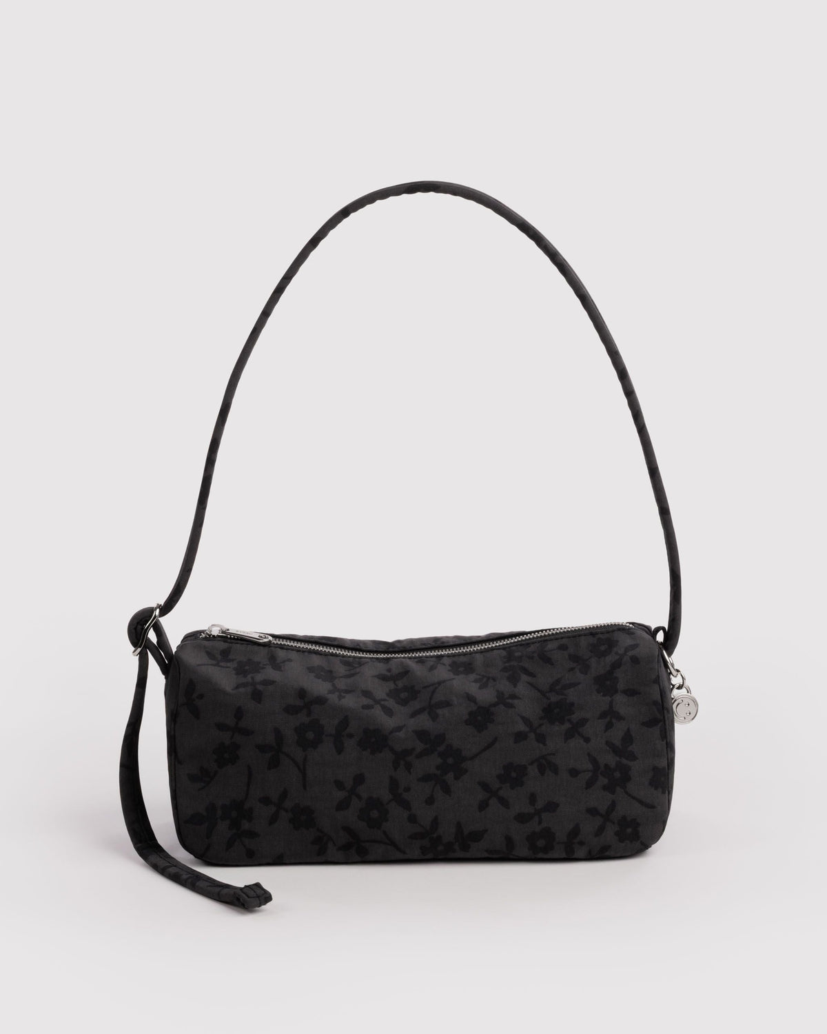 Nylon Loaf Bag - Charcoal Ditsy Floral